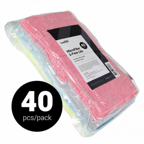 CARPRO LAZER KESİM MİKROFİBER BEZ 40CM X 40CM - 2-FACE LİTE - 40 ADET