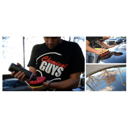 Chemical Guys Black Light Glaze Polish Hybrid Radiant Finish - Siyah ve Koyu Renk Araçlarda Tek Adımda Mükemmel Parlaklık ve Koruma 473 ml