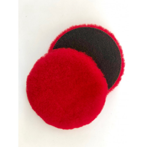 Magic 160 mm Wool Pad & Kırmızı Koyun Yünü Keçe - ( Orbital + Rotary ) 17mm Tüy Boyu 