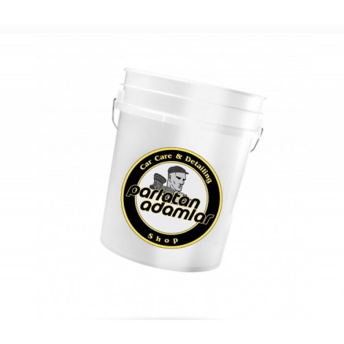 ParlatanAdamlar Heavy Work - Şeffaf Beyaz Detaylandırma Kovası 18.9 Litre