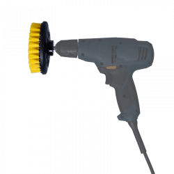 Halı ve Döşeme için Matkap ile Kullanılan SOFT Sarı Temizleme Fırçası - 12.5cm Halı ve Döşeme için Matkap ile Kullanılan SOFT Sarı Temizleme Fırçası - 12.5cm