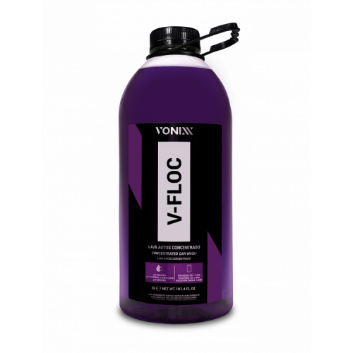 VONİXX V-FLOC – SÜPER KONSANTRE PH NÖTR ARAÇ ŞAMPUANI 1: 400 - 3 LİTRE