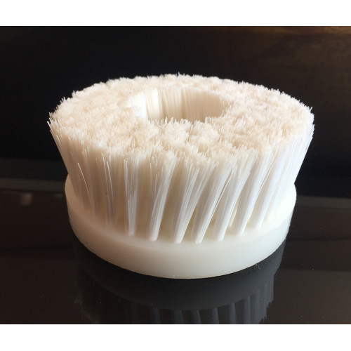 Magic Daire Sert Halı Fırçası ( Beyaz ) 125mm  